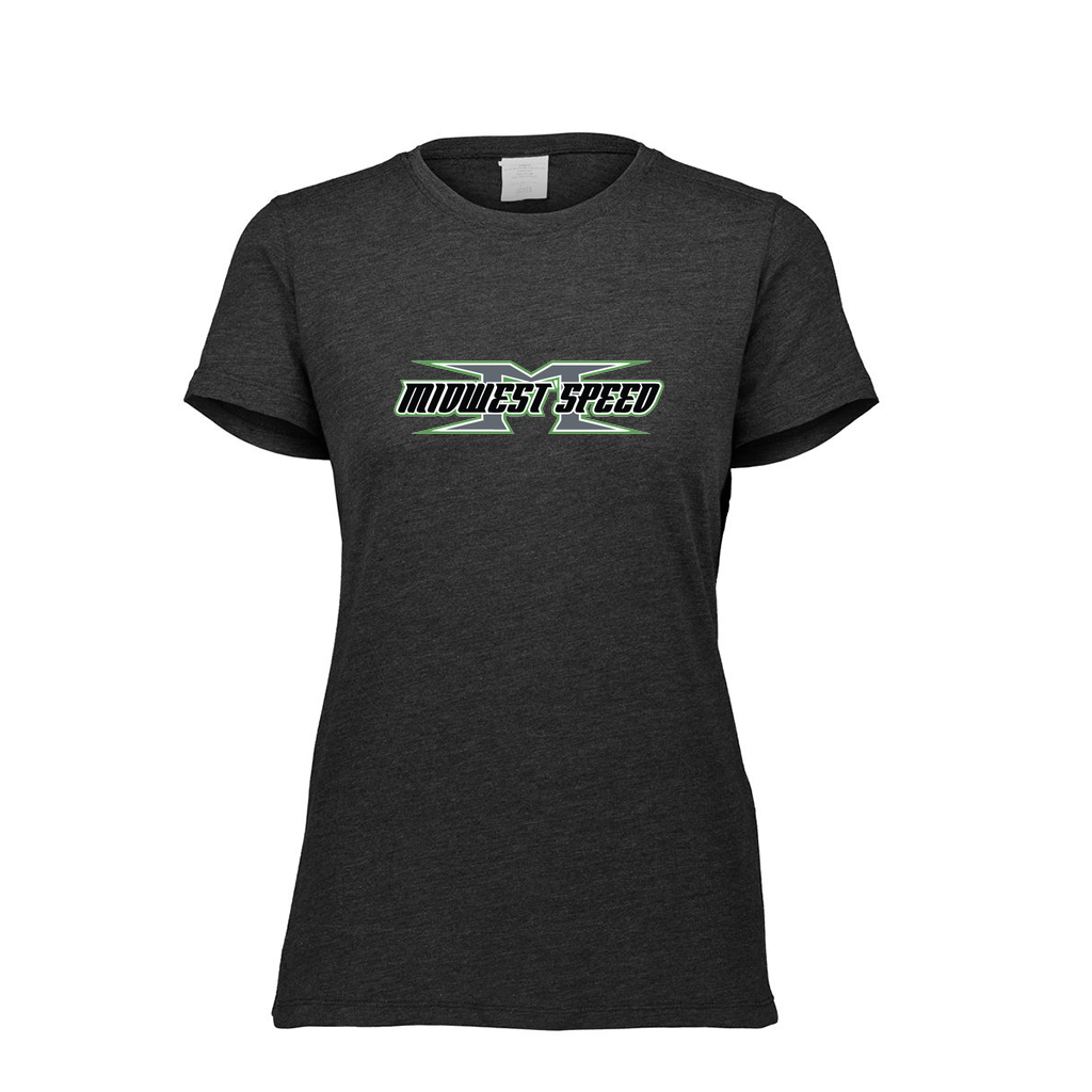 [FTSCUBBK-FAL-LOGO1] Decker Women's Tri-Blend T-Shirt - Short Sleeve (Female Adult L, Black, Logo 1)
