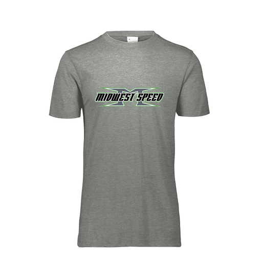 [FTSCUBGY-AS-LOGO1] Decker Men's Tri-Blend T-Shirt - Short Sleeve (Adult S, Gray, Logo 1)