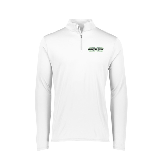 [FTLQFLWH-FAXS-LOGO1] Decker Women's Flex-Lite 1/4 Zip Shirt (Female Adult XS, White)