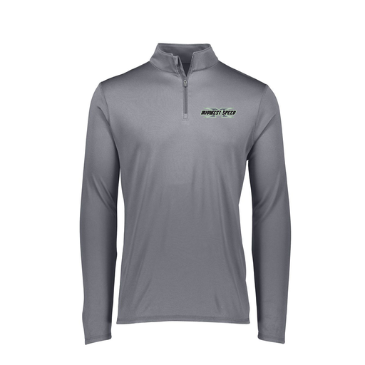 [FTLQFLGY-FAXS-LOGO1] Decker Women's Flex-Lite 1/4 Zip Shirt (Female Adult XS, Gray)