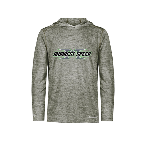 [FOLHCGGY-AS-LOGO1] Decker Men's Charge Hoodie (Adult S, Gray)