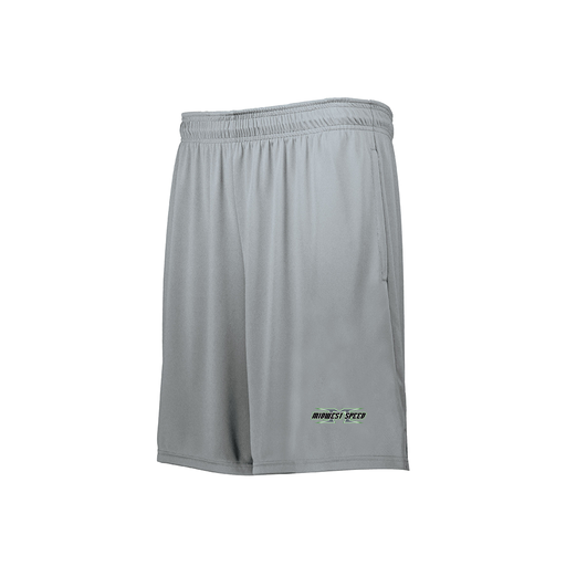 [229511.099.XS-LOGO1] Decker Men's Swift Short (Adult XS, Silver)
