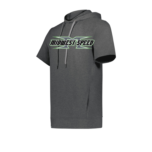 [222605-GRY-YS-LOGO1] YOUTH VENTURA SOFT KNIT SHORT SLEEVE HOODIE (Youth S, Gray)