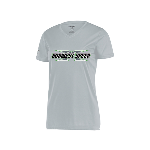 [222820.099.S-LOGO1] Ladies Movement Dri Fit Shirt (Female Adult S, Silver)