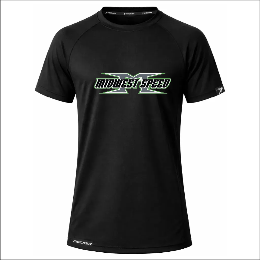 [FTSCPTBK-YXS-LOGO1] NEW Decker Performance T-Shirt (Black, Youth XS, Logo 1)